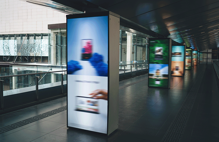 PlaylistToday Screen Media on a venue display